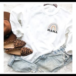 Mama rainbow sweatshirt